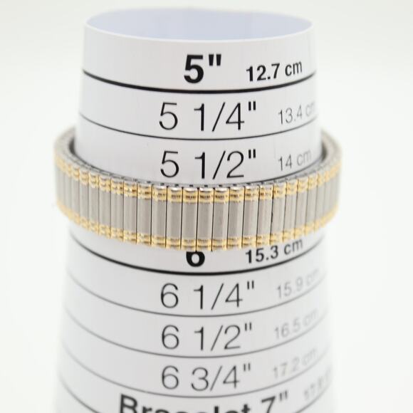 Carriage by Timex Womens Two Tone Watch 22mm Expansion Band w New Battery - Picture 4 of 12